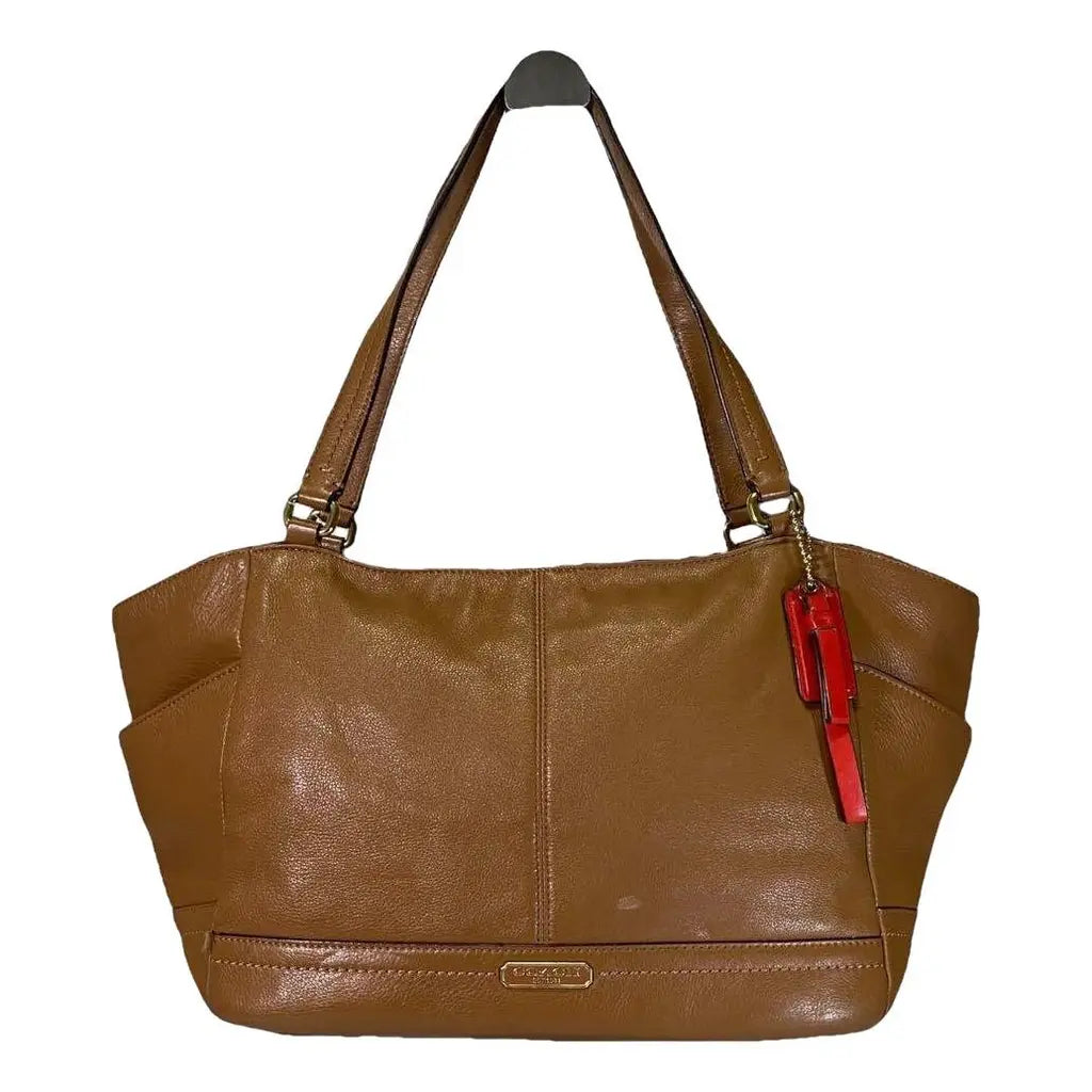 Sac Coach en cuir marron