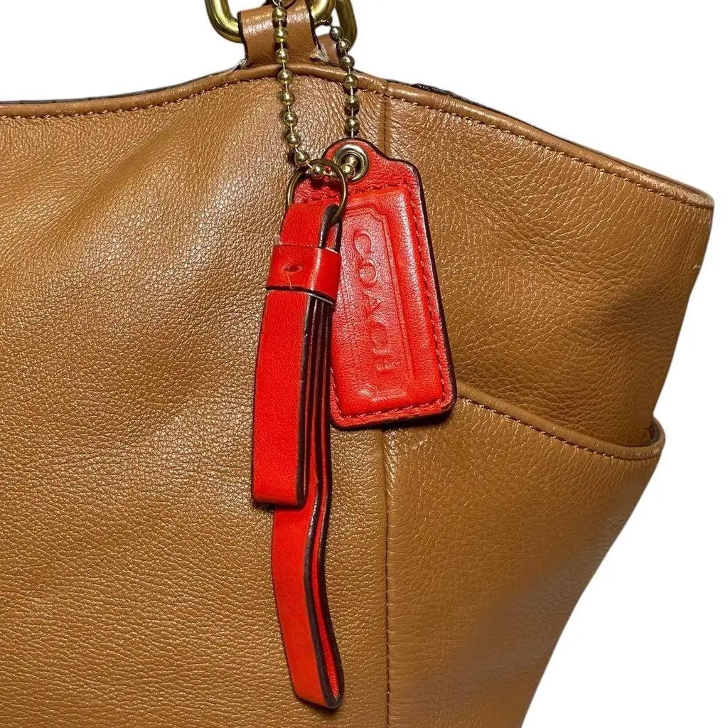 Sac Coach en cuir marron