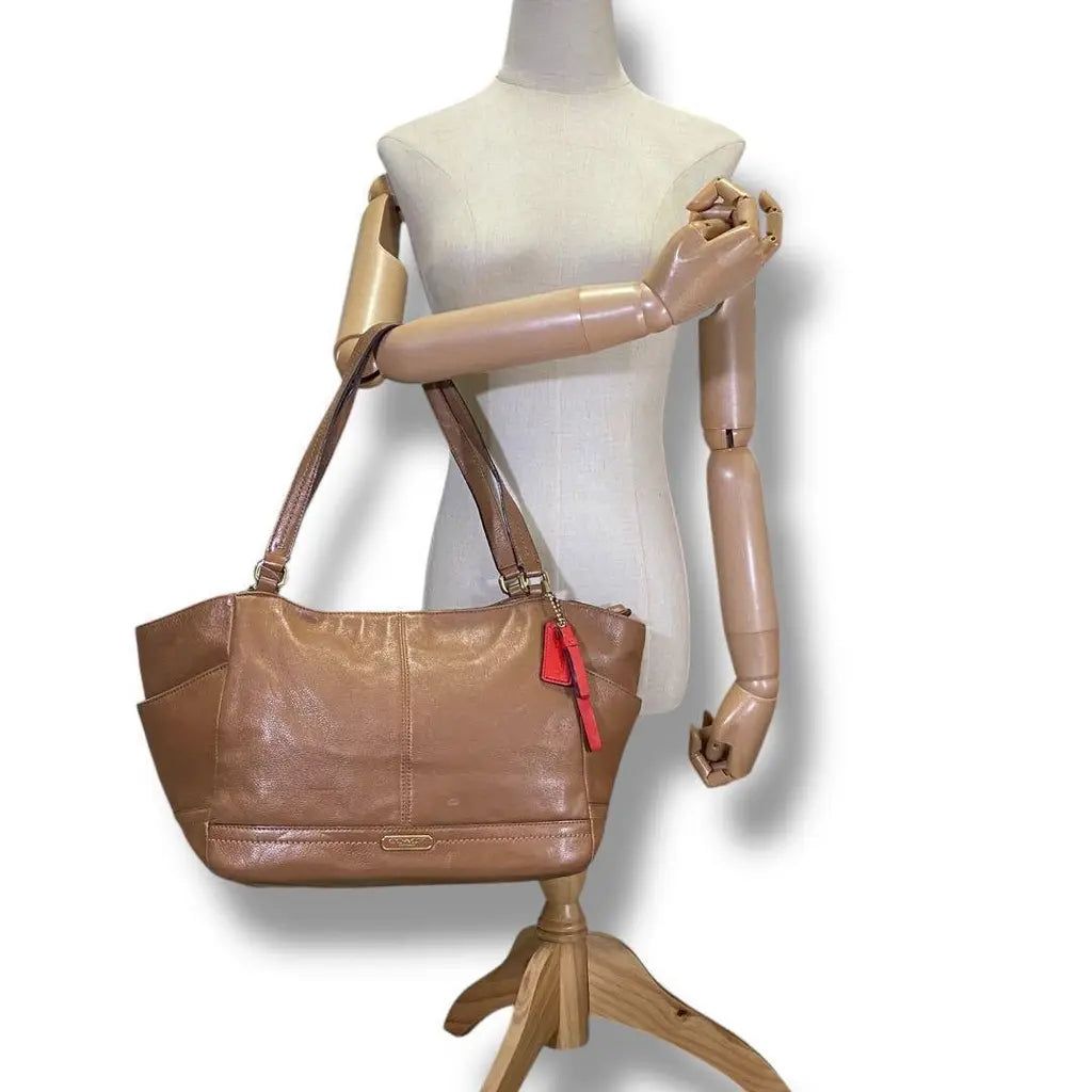 Sac Coach en cuir marron