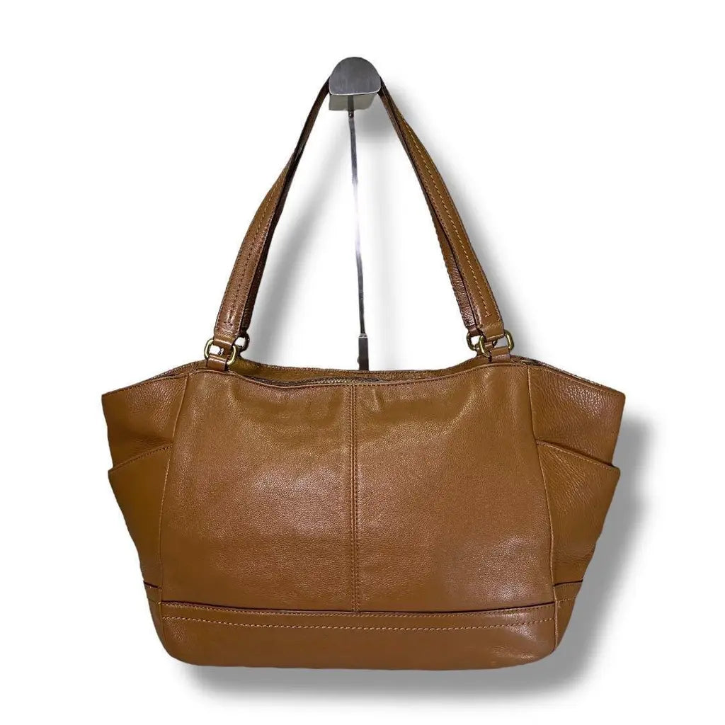 Sac Coach en cuir marron