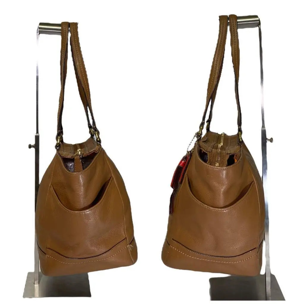 Sac Coach en cuir marron