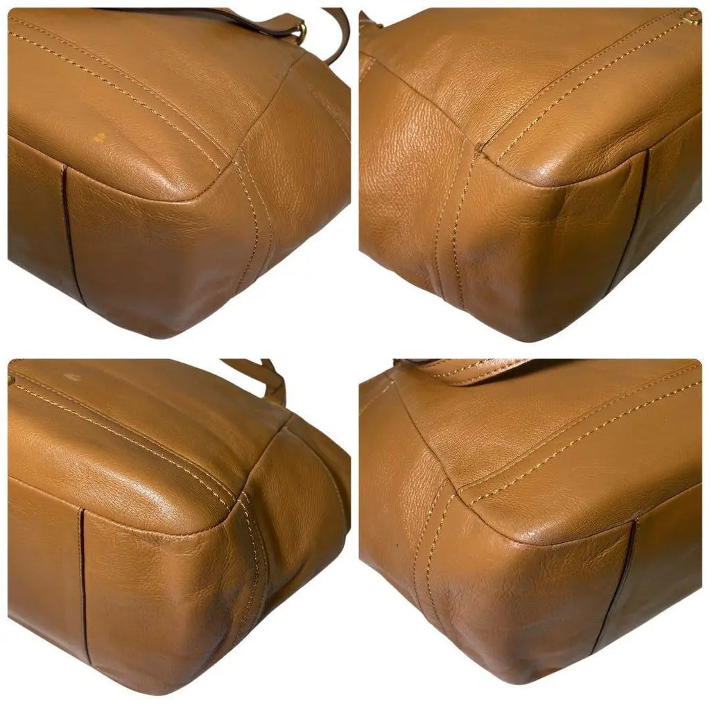 Sac Coach en cuir marron