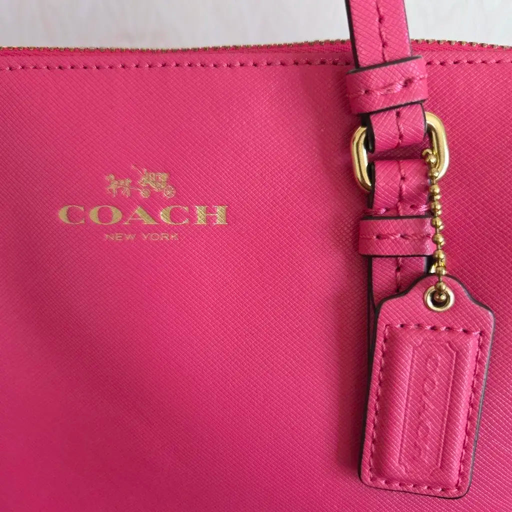 Borsa Coach rosa "PRE-LOVED"