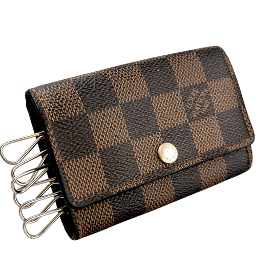 Portachiavi Louis Vuitton modello Damier 6 chiavi "PRE-LOVED"