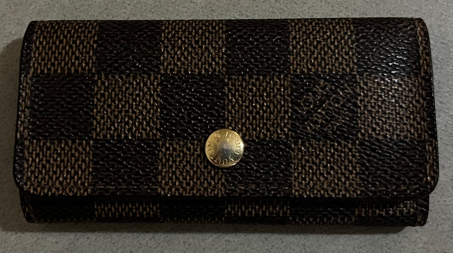 Portachiavi Louis Vuitton Damier a 4 chiavi "PRE-LOVED"