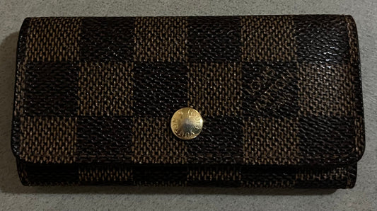 Portachiavi Louis Vuitton Damier a 4 chiavi "PRE-LOVED"