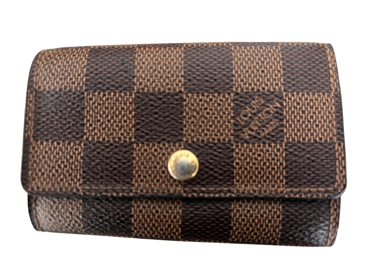 Portachiavi Louis Vuitton in tela Damier 6 chiavi "PRE-LOVED"