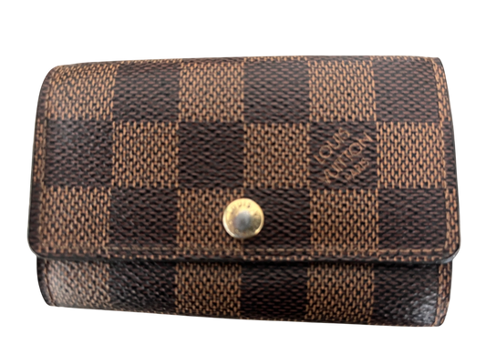 Portachiavi Louis Vuitton in tela Damier 6 chiavi "PRE-LOVED"