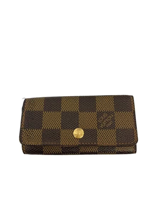 Portachiavi Louis Vuitton in tela Damier 4 chiavi "PRE-LOVED"