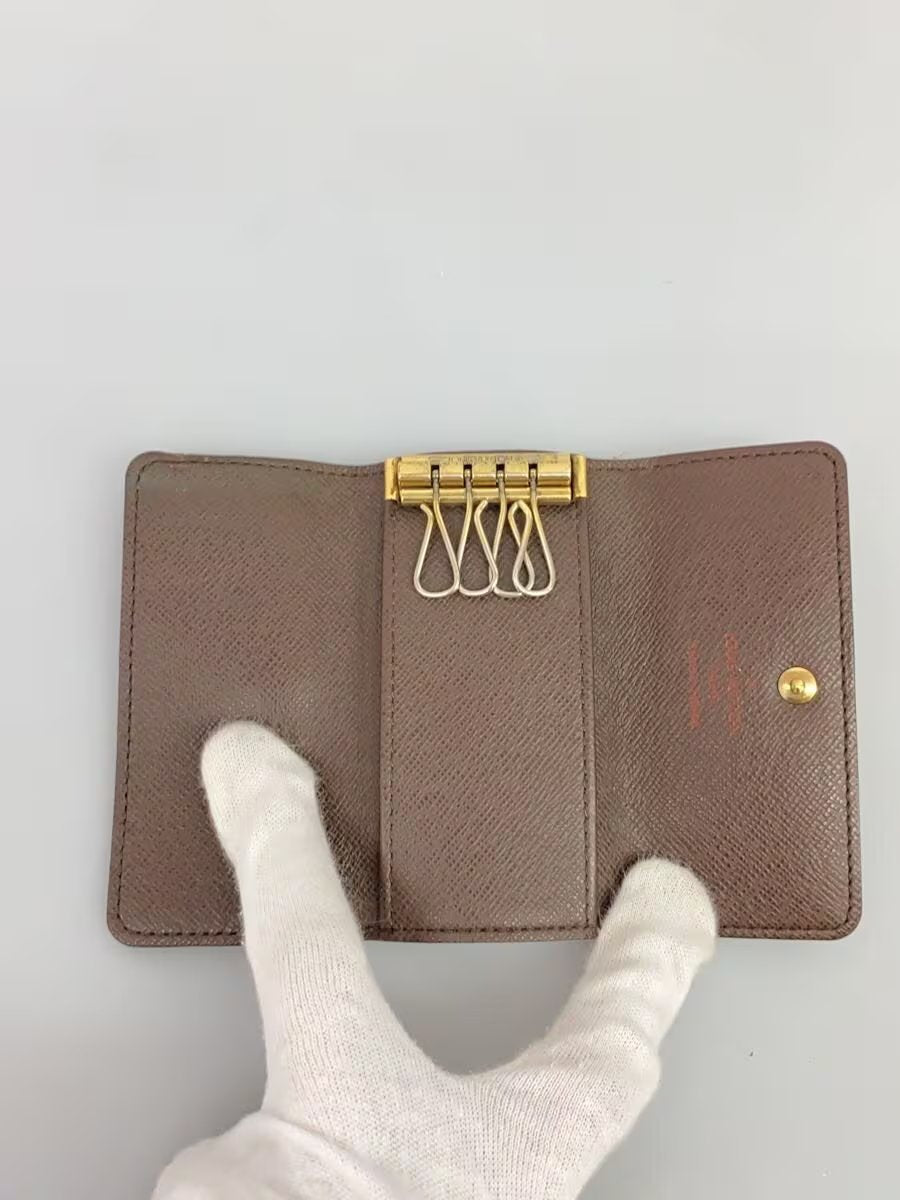 Portachiavi Louis Vuitton in tela Damier 4 chiavi "PRE-LOVED"