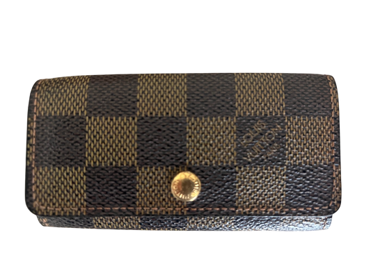 Portachiavi Louis Vuitton Damier 4 chiavi "PRE-LOVED"