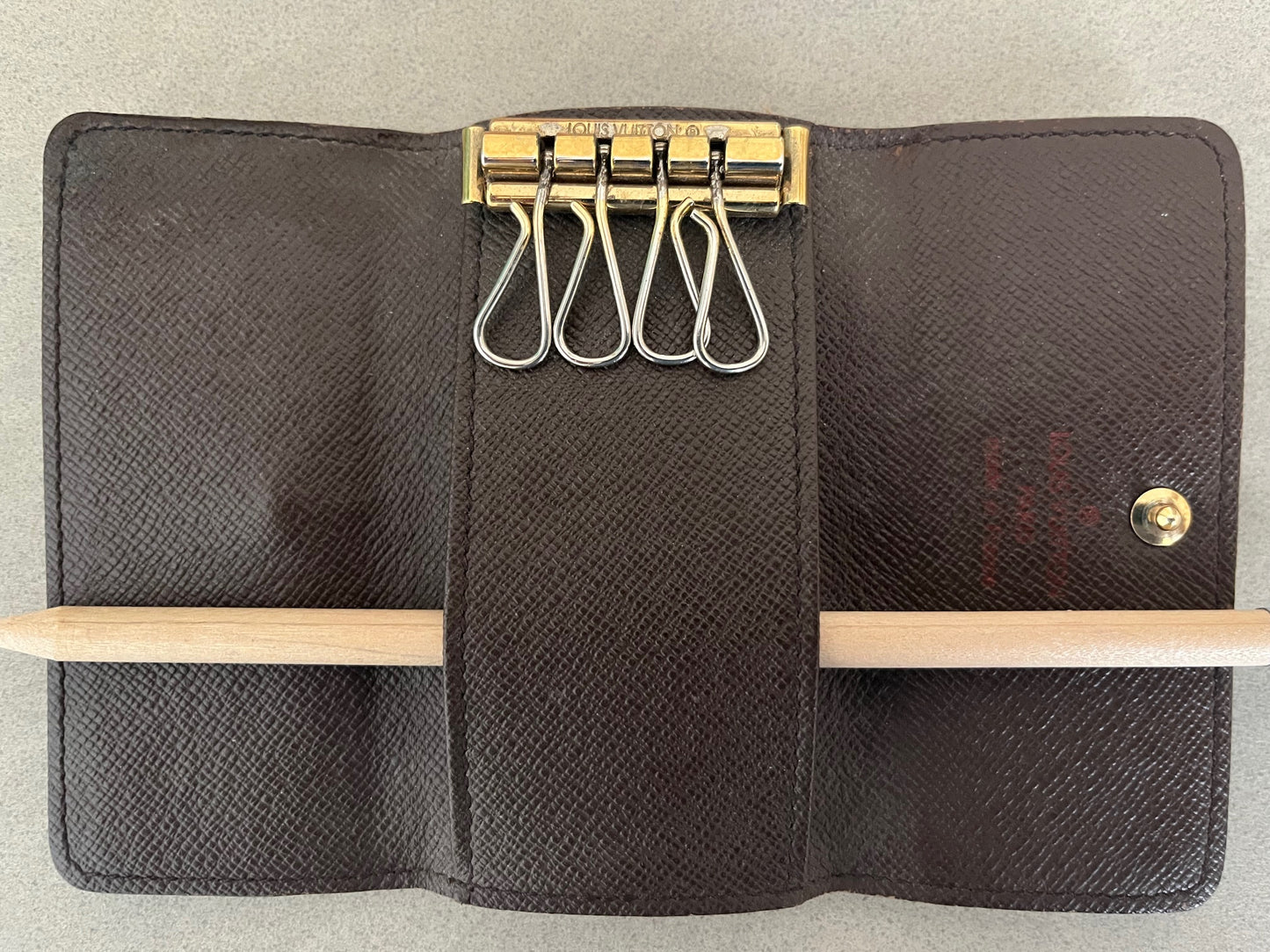 Portachiavi Louis Vuitton Damier 4 chiavi "PRE-LOVED"