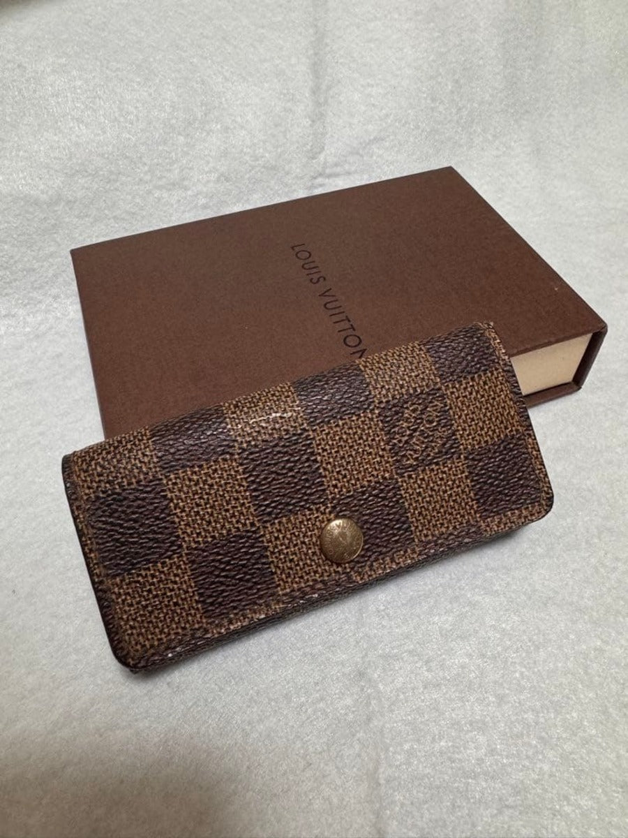 Portachiavi 4 chiavi Louis Vuitton Damier "PRE-LOVED"