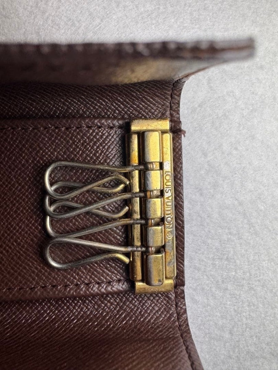 Portachiavi 4 chiavi Louis Vuitton Damier "PRE-LOVED"